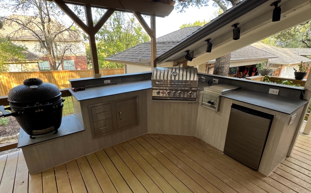 Outdoor Kitchen Tile Upgrade